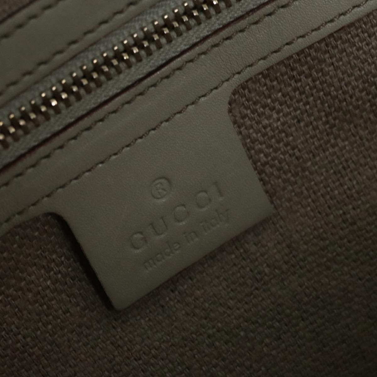 Gucci Boston Grey Canvas Handbag (Pre-Owned) Size ONE SIZE - 8 Thumbnail