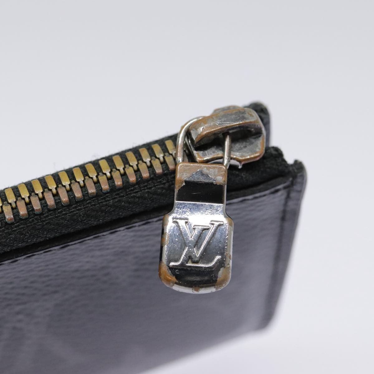 Louis Vuitton Porte Monnaie Jour Black Canvas Wallet (Pre-Owned) Size ONE SIZE - 6 Thumbnail