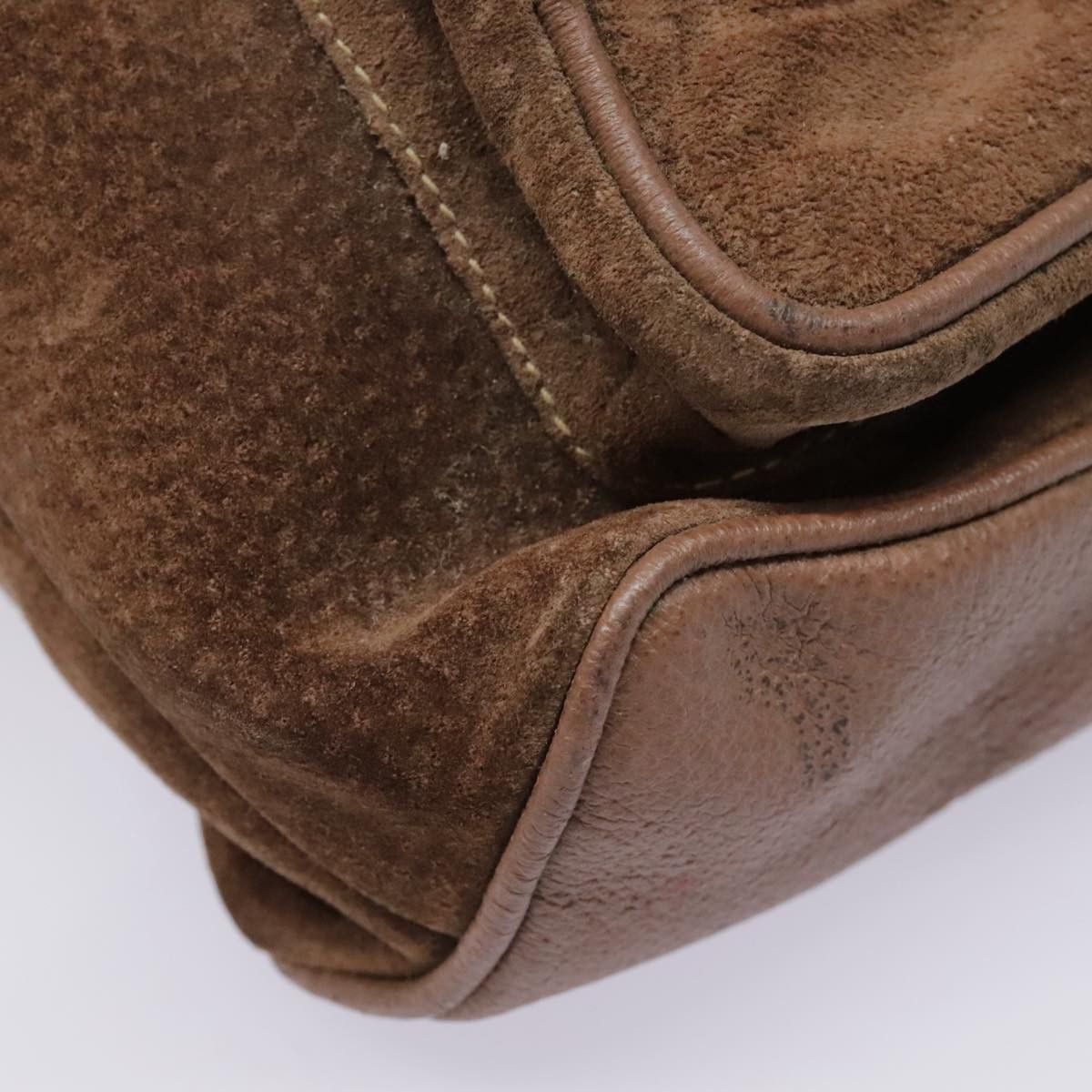Gucci Bamboo Brown Suede Backpack Bag (Pre-Owned) Size ONE SIZE - 5 Thumbnail