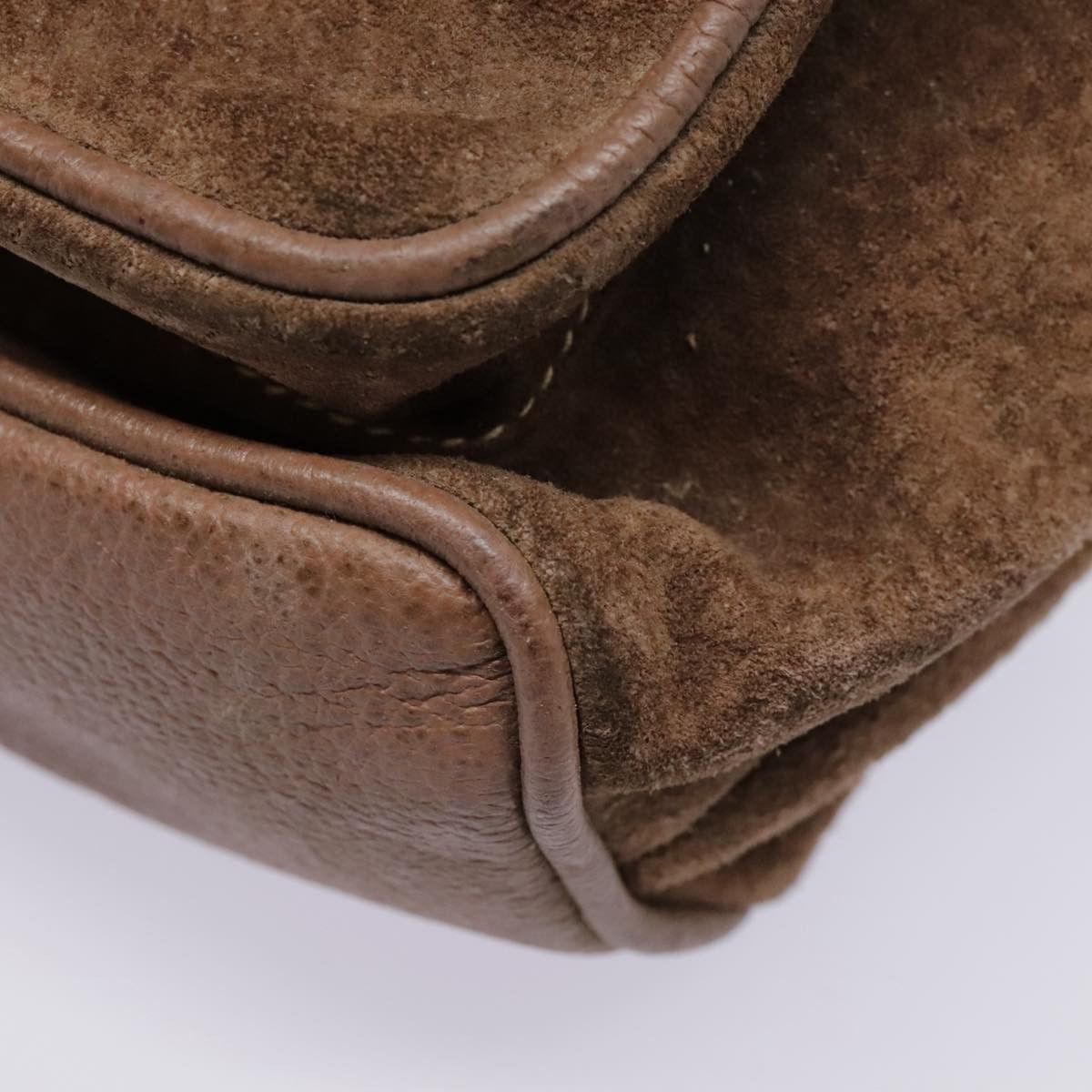 Gucci Bamboo Brown Suede Backpack Bag (Pre-Owned) Size ONE SIZE - 19 Thumbnail