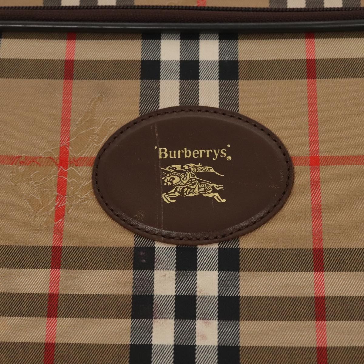 Burberry Nova Check Beige Canvas Travel Bag (Pre-Owned) Size ONE SIZE - 15 Thumbnail