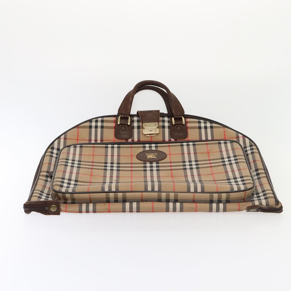 Burberry Nova Check Beige Canvas Travel Bag (Pre-Owned) Size ONE SIZE - 19 Thumbnail