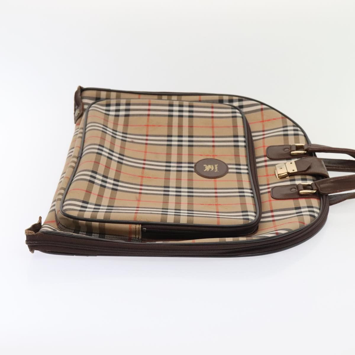 Burberry Nova Check Beige Canvas Travel Bag (Pre-Owned) Size ONE SIZE - 3 Thumbnail