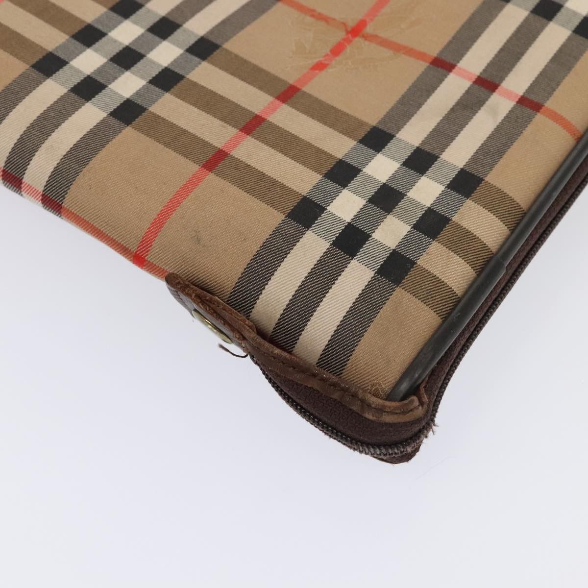 Burberry Nova Check Beige Canvas Travel Bag (Pre-Owned) Size ONE SIZE - 10 Thumbnail