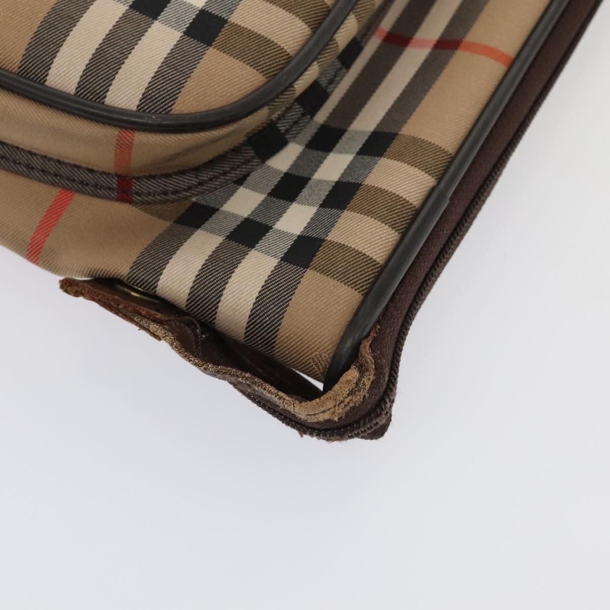 Burberry Nova Check Beige Canvas Travel Bag (Pre-Owned) Size ONE SIZE - 7 Thumbnail