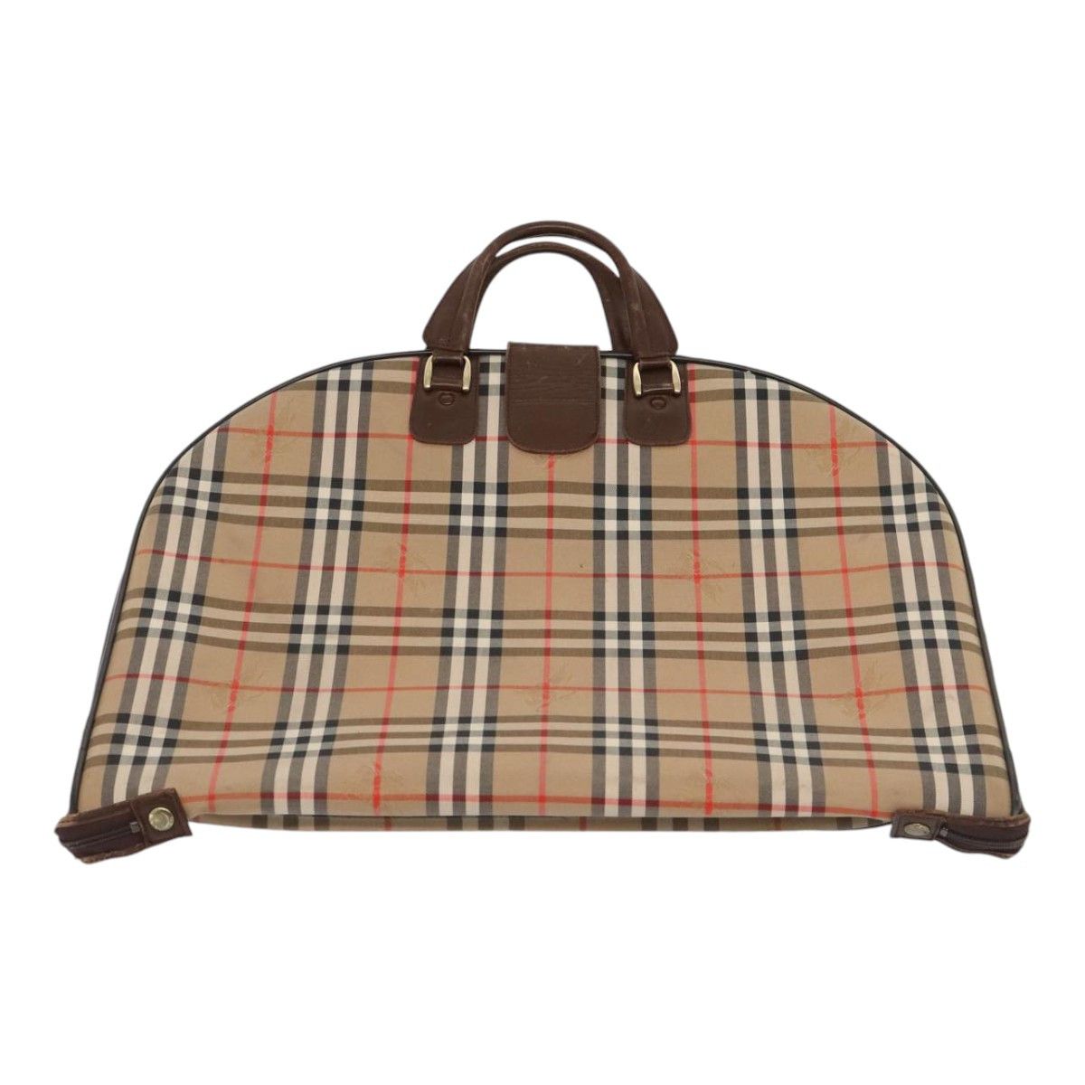 Burberry Nova Check Beige Canvas Travel Bag (Pre-Owned) Size ONE SIZE - 2 Thumbnail