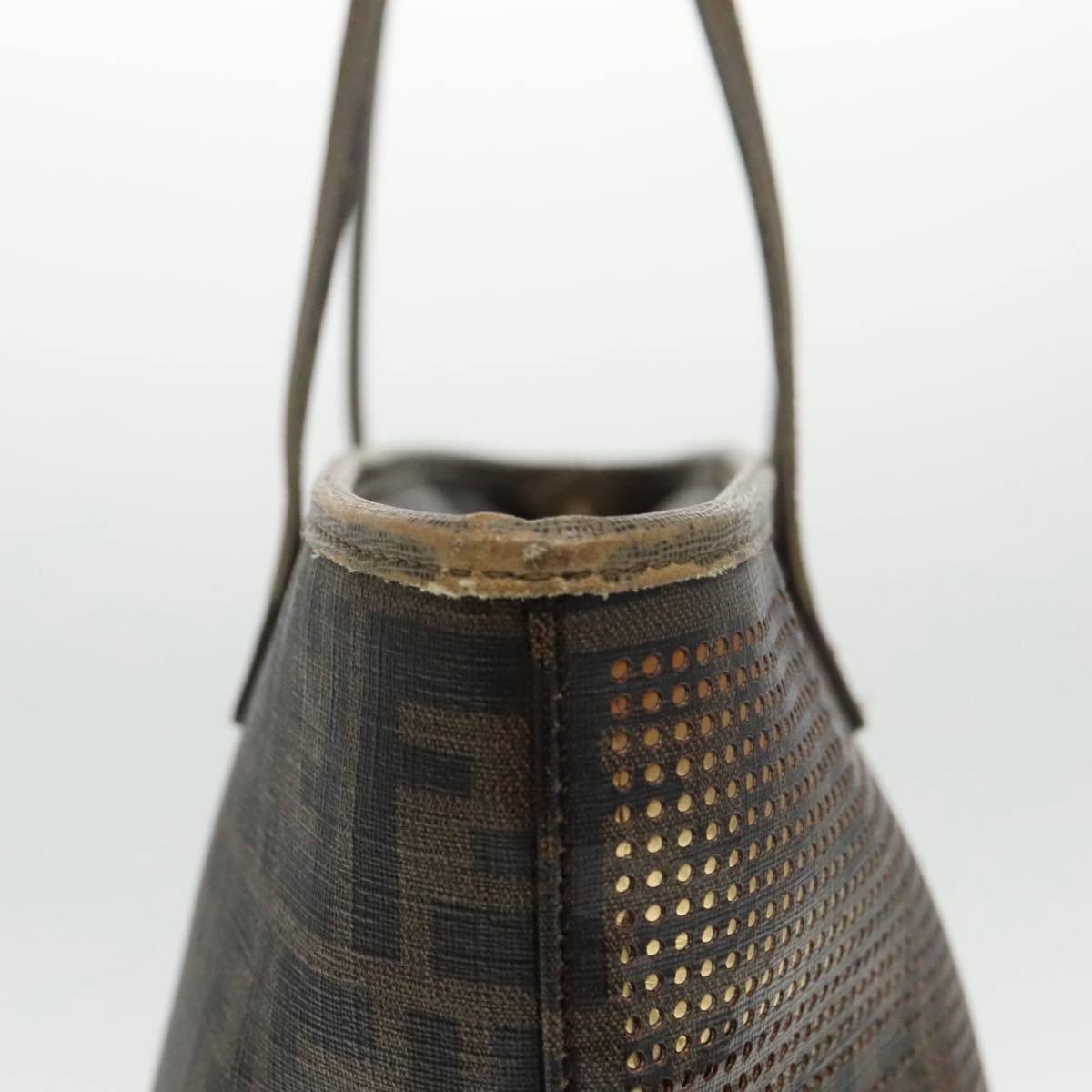 Fendi Roll Bag Brown Canvas Tote Bag (Pre-Owned) Size ONE SIZE - 17 Thumbnail