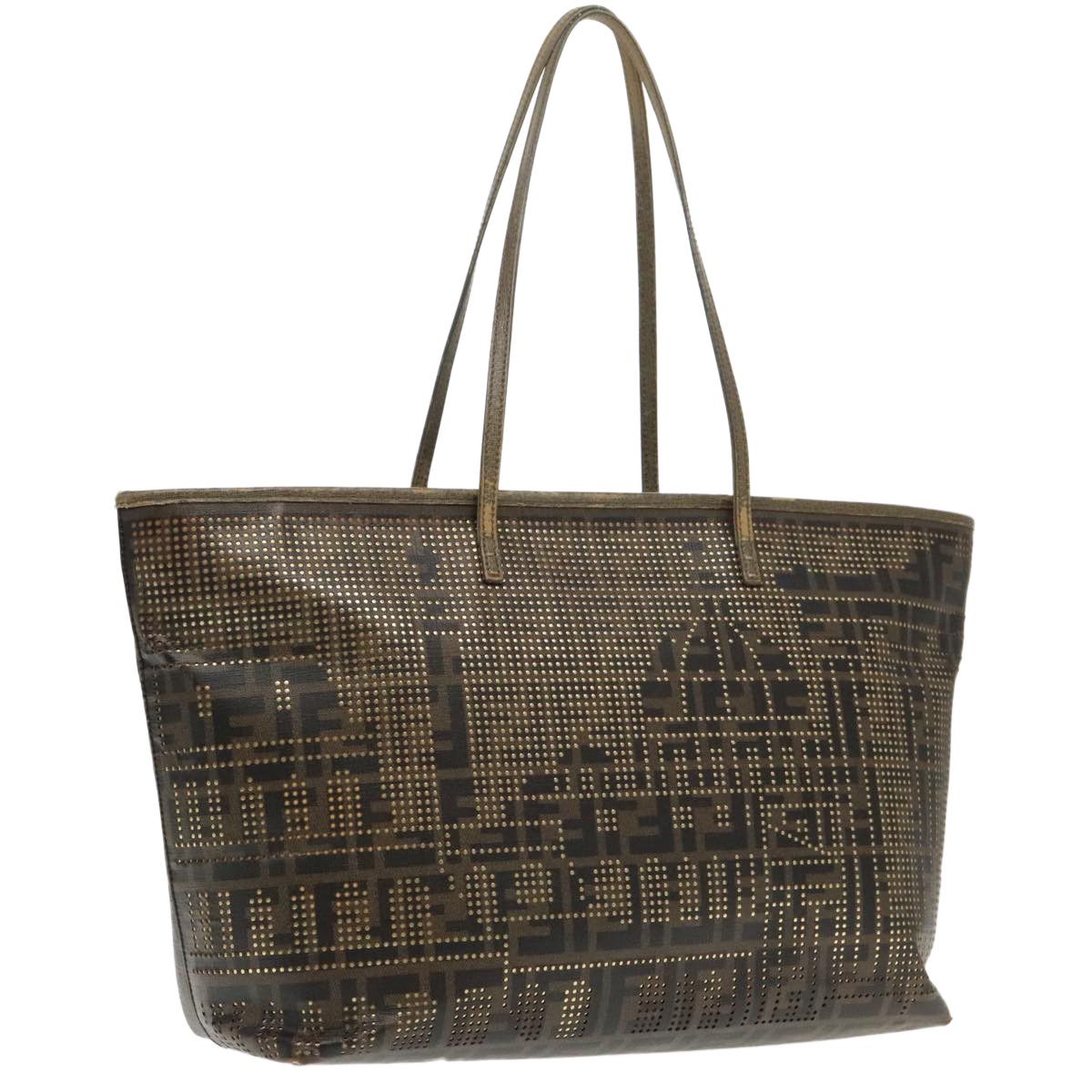 Fendi Roll Bag Brown Canvas Tote Bag (Pre-Owned) Size ONE SIZE - 16 Thumbnail