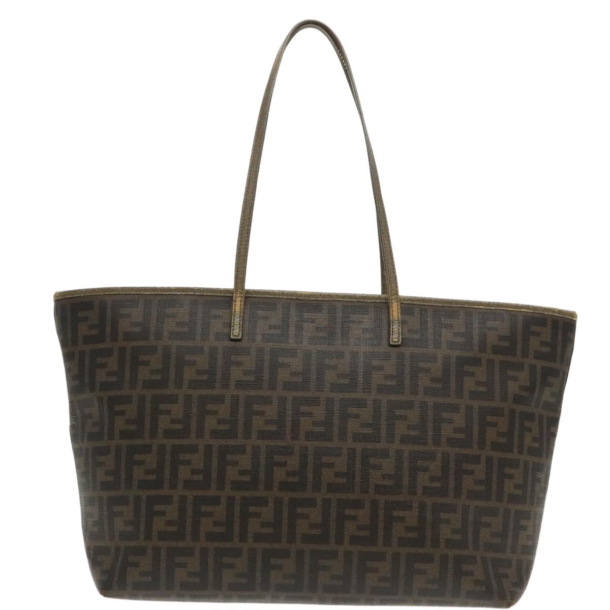 Fendi Roll Bag Brown Canvas Tote Bag (Pre-Owned) Size ONE SIZE - 2 Thumbnail