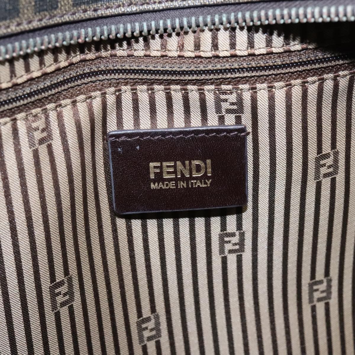 Fendi Roll Bag Brown Canvas Tote Bag (Pre-Owned) Size ONE SIZE - 14 Thumbnail