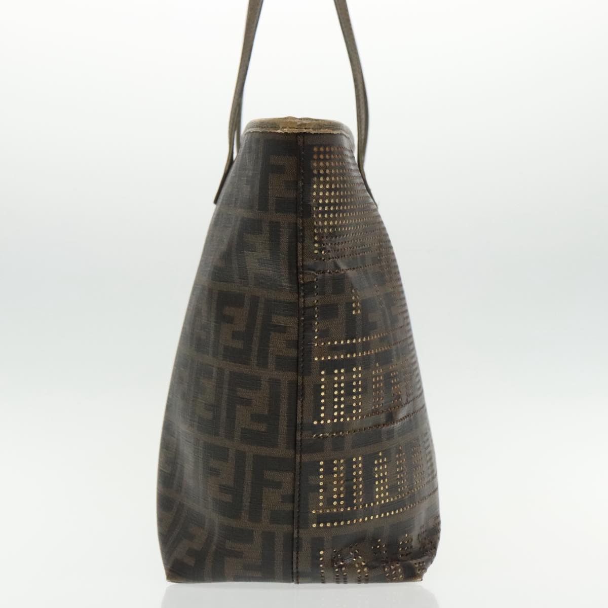Fendi Roll Bag Brown Canvas Tote Bag (Pre-Owned) Size ONE SIZE - 4 Thumbnail