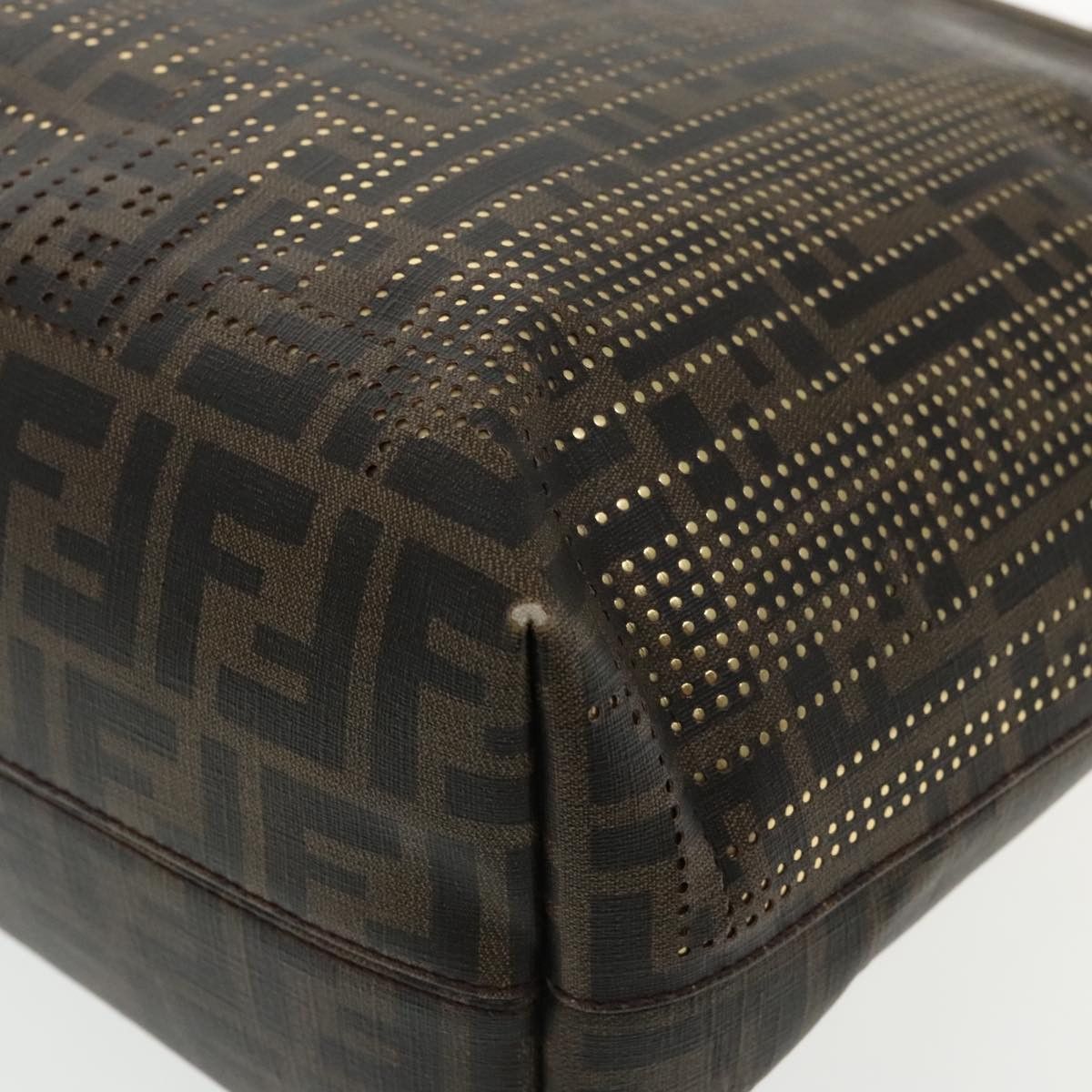 Fendi Roll Bag Brown Canvas Tote Bag (Pre-Owned) Size ONE SIZE - 10 Thumbnail