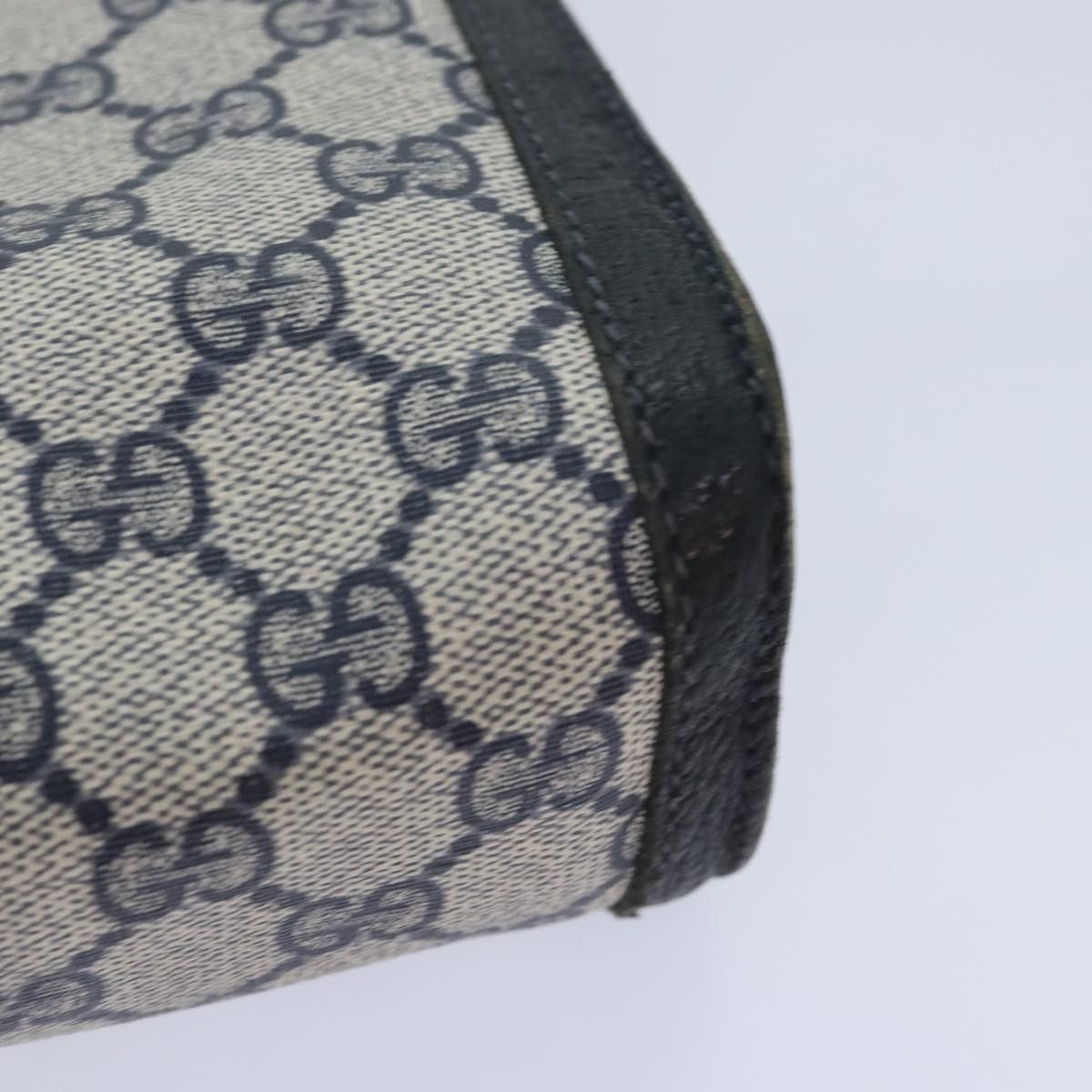 Gucci Navy Canvas Clutch Bag (Pre-Owned) Size ONE SIZE - 8 Thumbnail