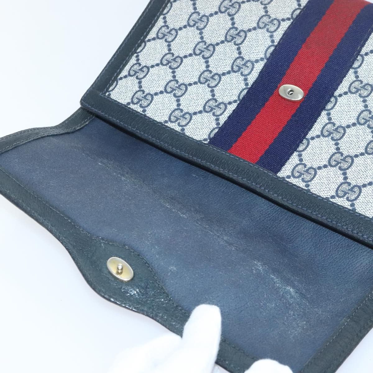 Gucci Navy Canvas Clutch Bag (Pre-Owned) Size ONE SIZE - 16 Thumbnail