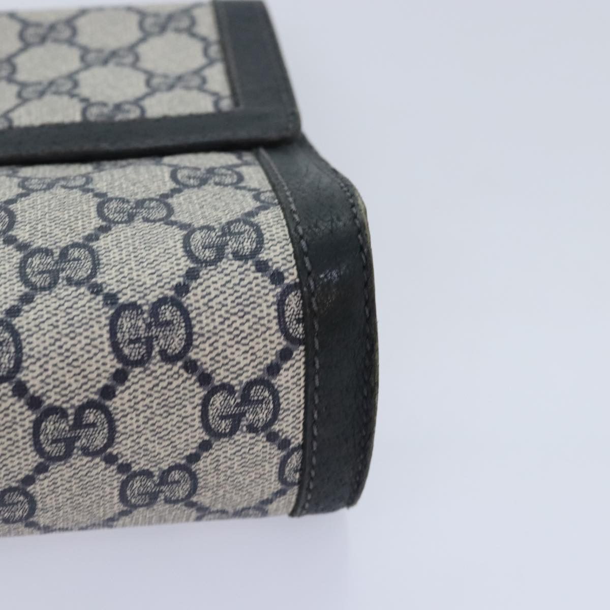 Gucci Navy Canvas Clutch Bag (Pre-Owned) Size ONE SIZE - 6 Thumbnail