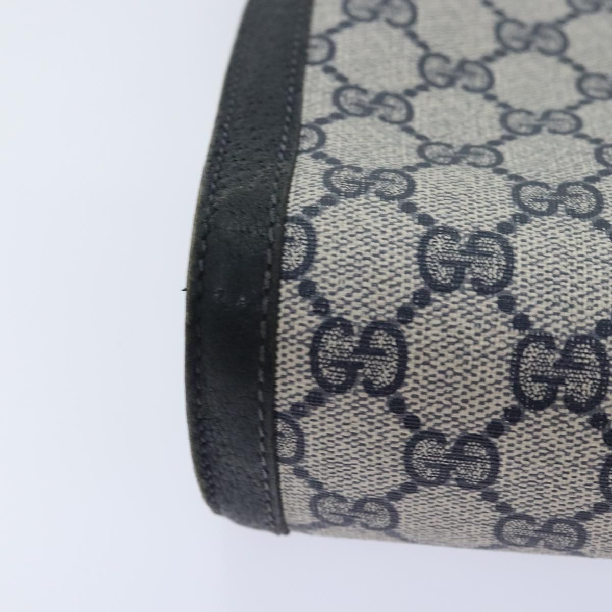 Gucci Navy Canvas Clutch Bag (Pre-Owned) Size ONE SIZE - 7 Thumbnail
