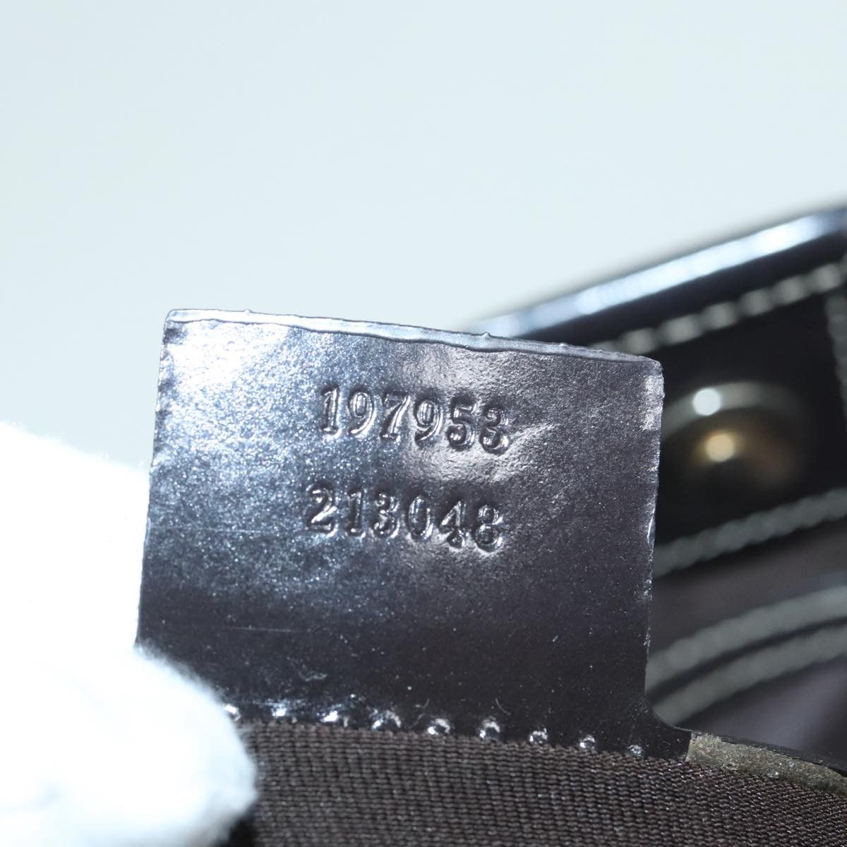 Gucci Gg Supreme Black Canvas Shoulder Bag (Pre-Owned) Size ONE SIZE - 8 Thumbnail