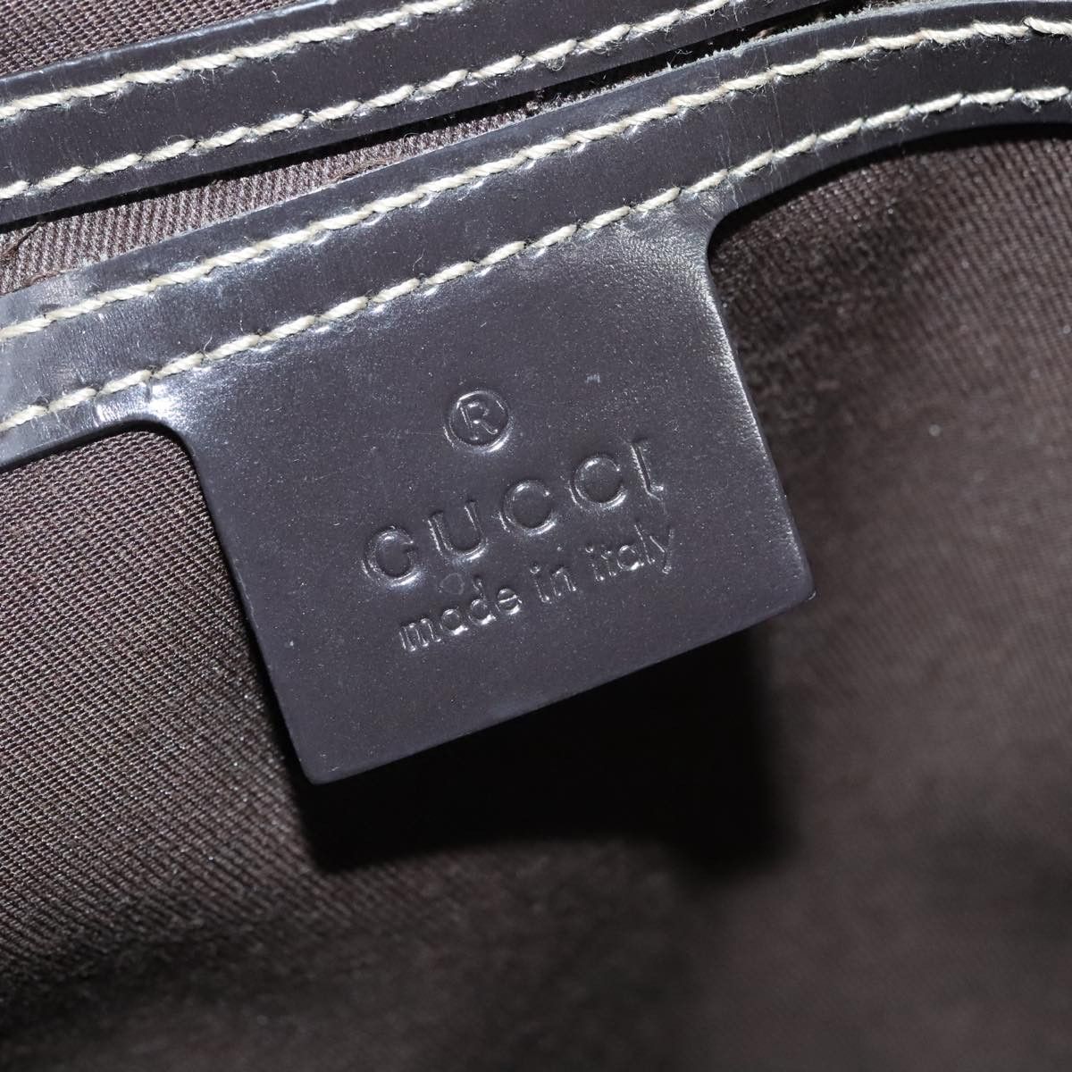 Gucci Gg Supreme Black Canvas Shoulder Bag (Pre-Owned) Size ONE SIZE - 9 Thumbnail