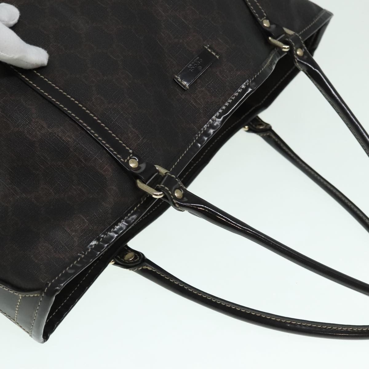 Gucci Gg Supreme Black Canvas Shoulder Bag (Pre-Owned) Size ONE SIZE - 15 Thumbnail