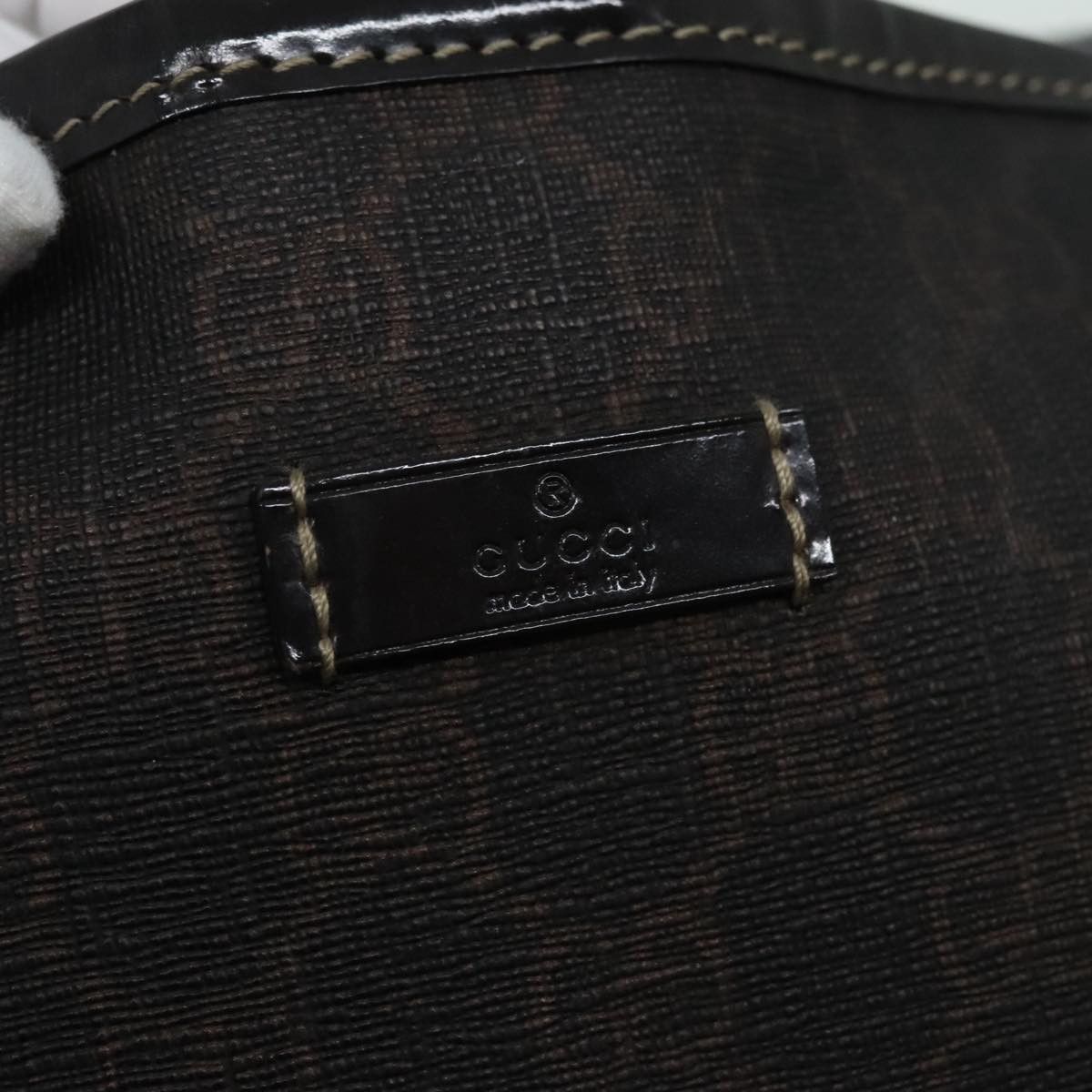 Gucci Gg Supreme Black Canvas Shoulder Bag (Pre-Owned) Size ONE SIZE - 20 Thumbnail