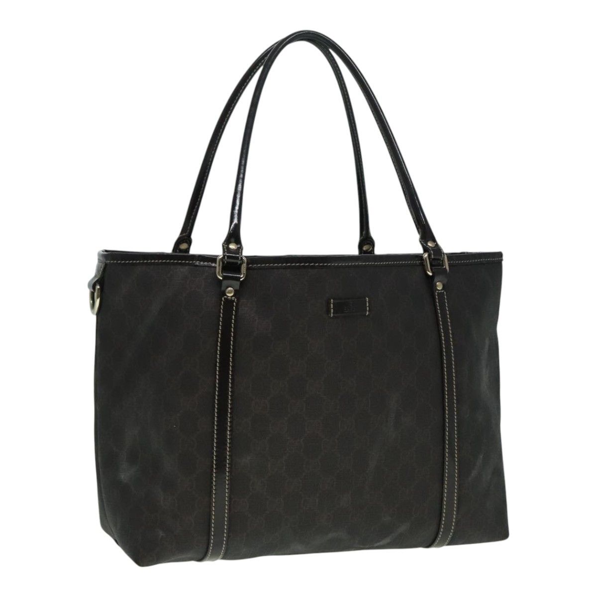 Gucci Gg Supreme Black Canvas Shoulder Bag (Pre-Owned) Size ONE SIZE - 12 Thumbnail