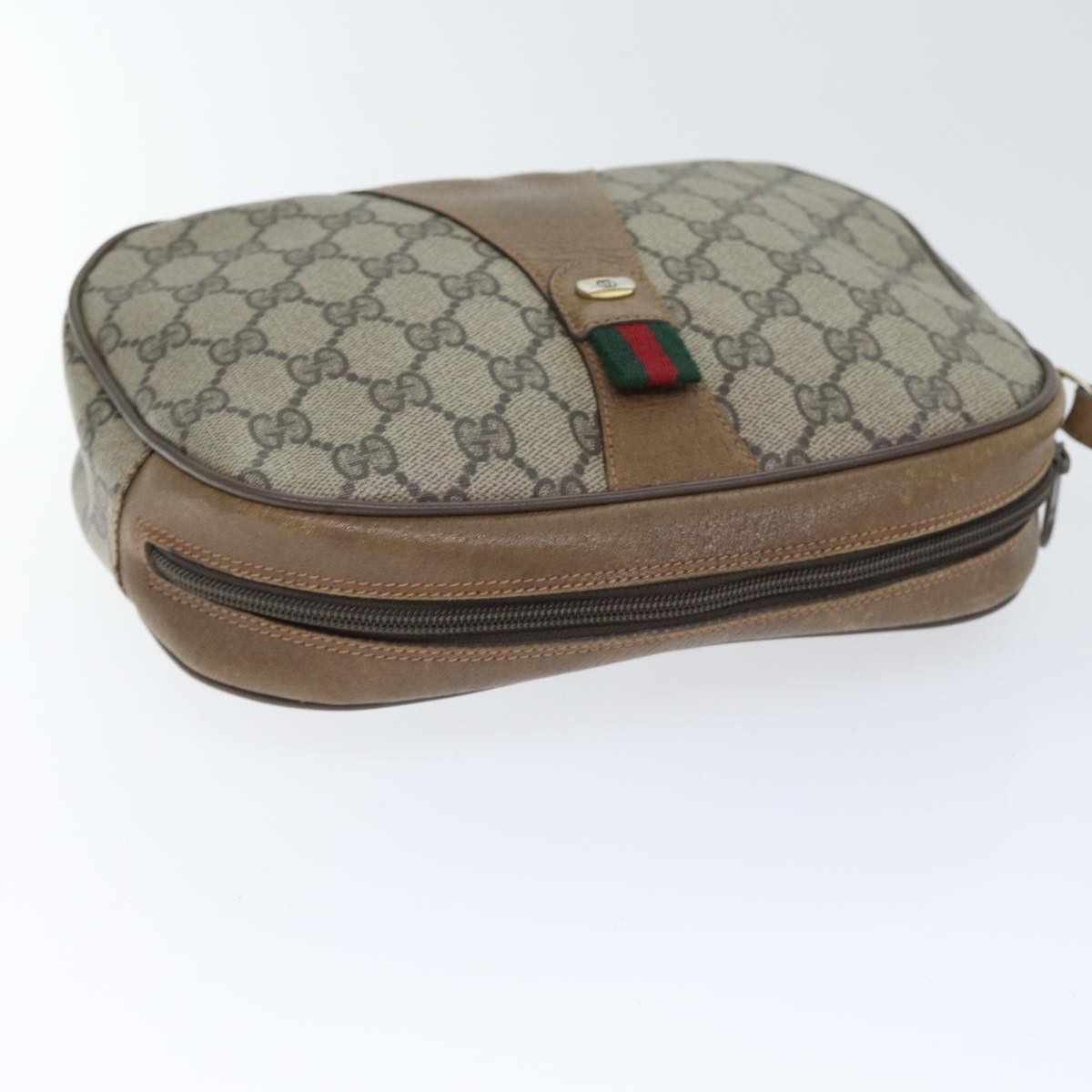 Gucci Sherry Beige Canvas Clutch Bag (Pre-Owned) Size ONE SIZE - 11 Thumbnail