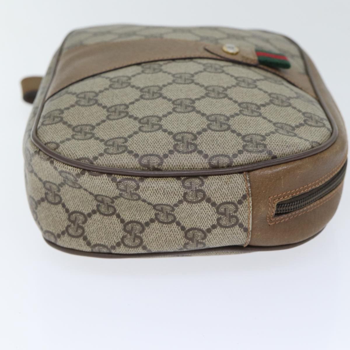 Gucci Sherry Beige Canvas Clutch Bag (Pre-Owned) Size ONE SIZE - 3 Thumbnail