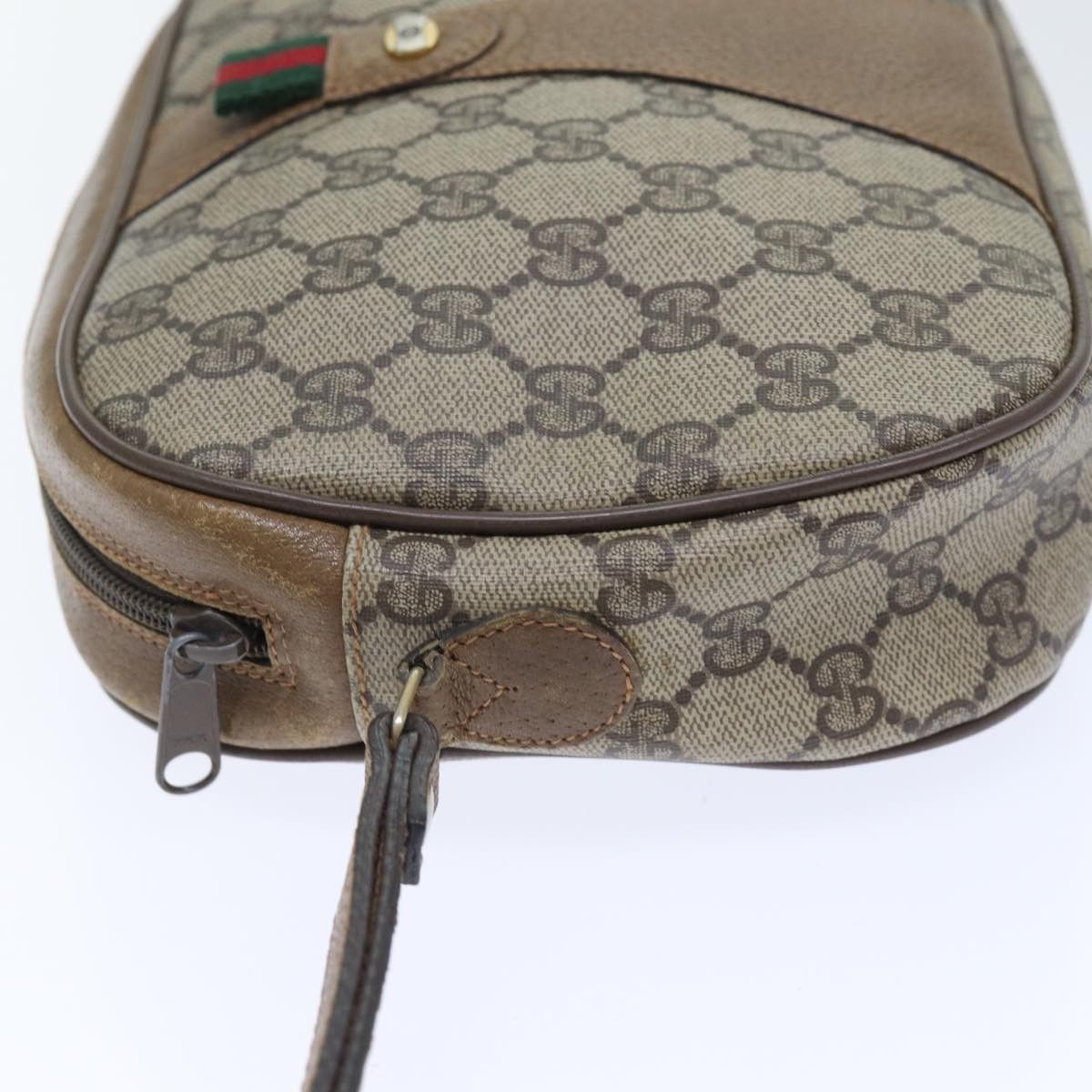 Gucci Sherry Beige Canvas Clutch Bag (Pre-Owned) Size ONE SIZE - 4 Thumbnail