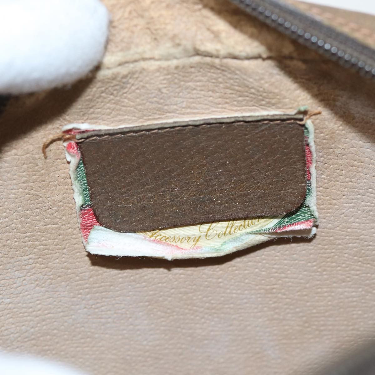 Gucci Sherry Beige Canvas Clutch Bag (Pre-Owned) Size ONE SIZE - 13 Thumbnail