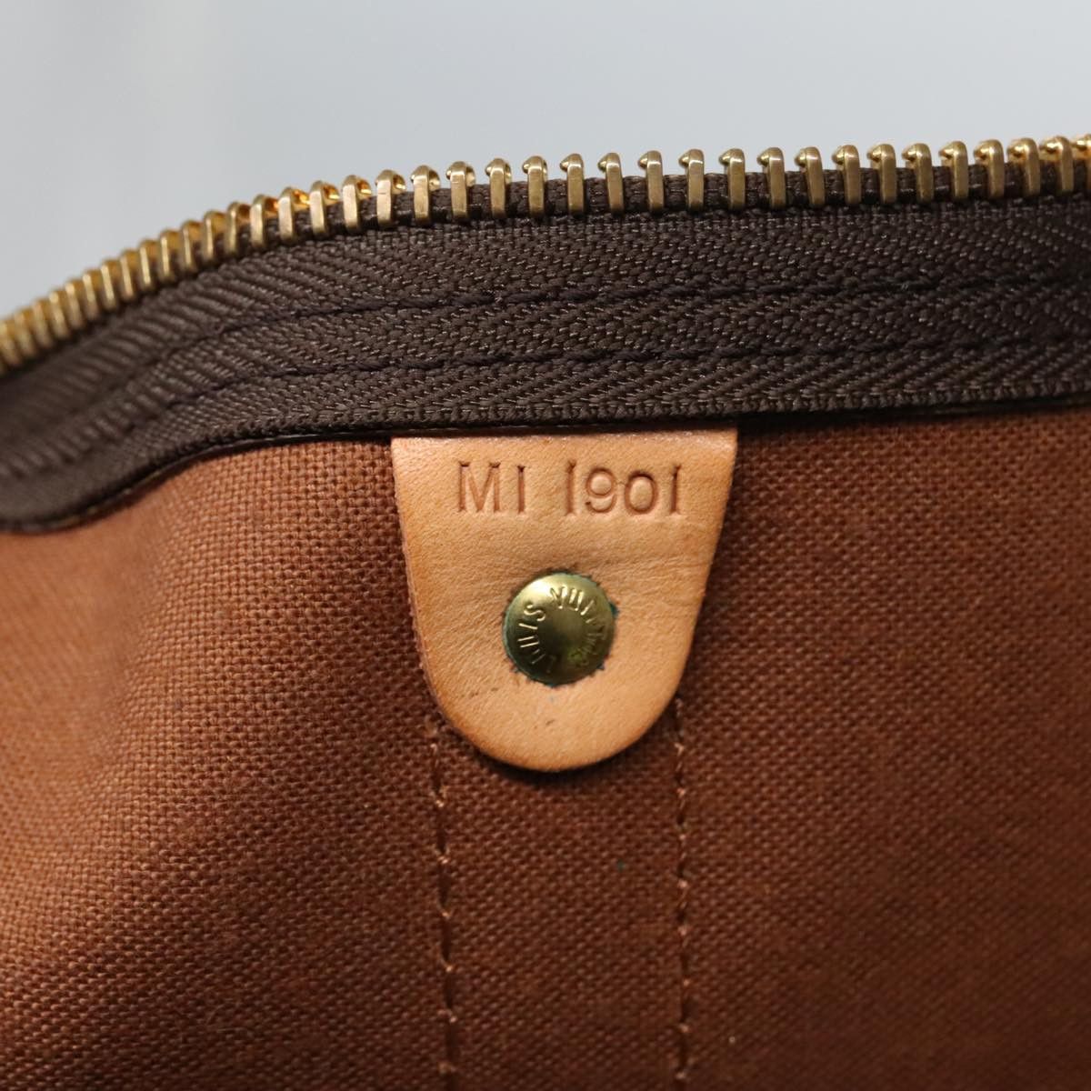 Louis Vuitton Keepall 60 Brown Canvas Travel Bag (Pre-Owned) Size ONE SIZE - 8 Thumbnail