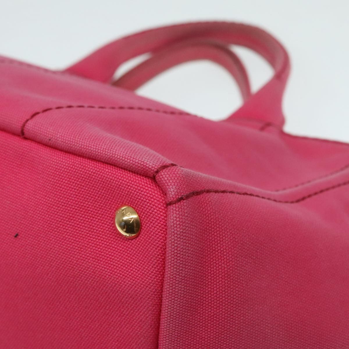 Prada Canapa Pink Denim - Jeans Tote Bag (Pre-Owned) Size ONE SIZE - 10 Thumbnail