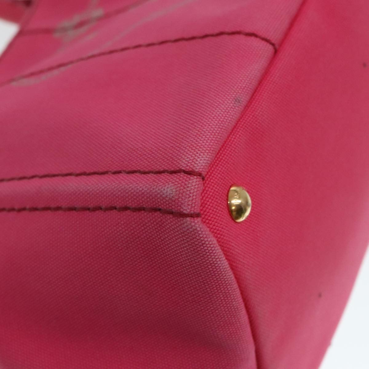 Prada Canapa Pink Denim - Jeans Tote Bag (Pre-Owned) Size ONE SIZE - 7 Thumbnail