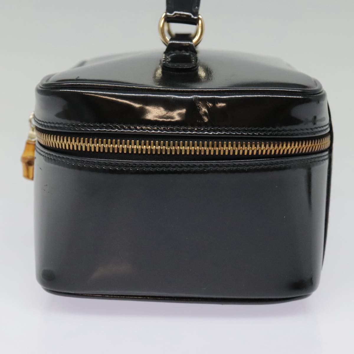 Gucci Bamboo Black Patent Leather Clutch Bag (Pre-Owned) Size ONE SIZE - 3 Thumbnail