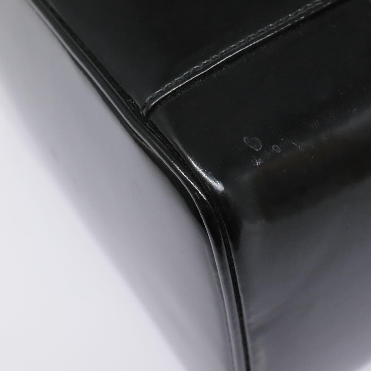 Gucci Bamboo Black Patent Leather Clutch Bag (Pre-Owned) Size ONE SIZE - 10 Thumbnail