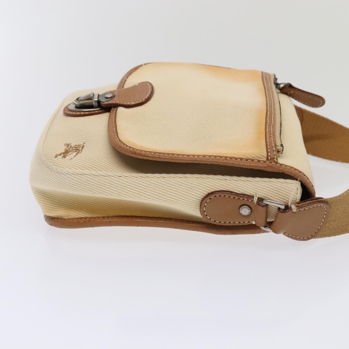Burberry Beige Canvas Shoulder Bag (Pre-Owned) Size ONE SIZE - 3 Thumbnail