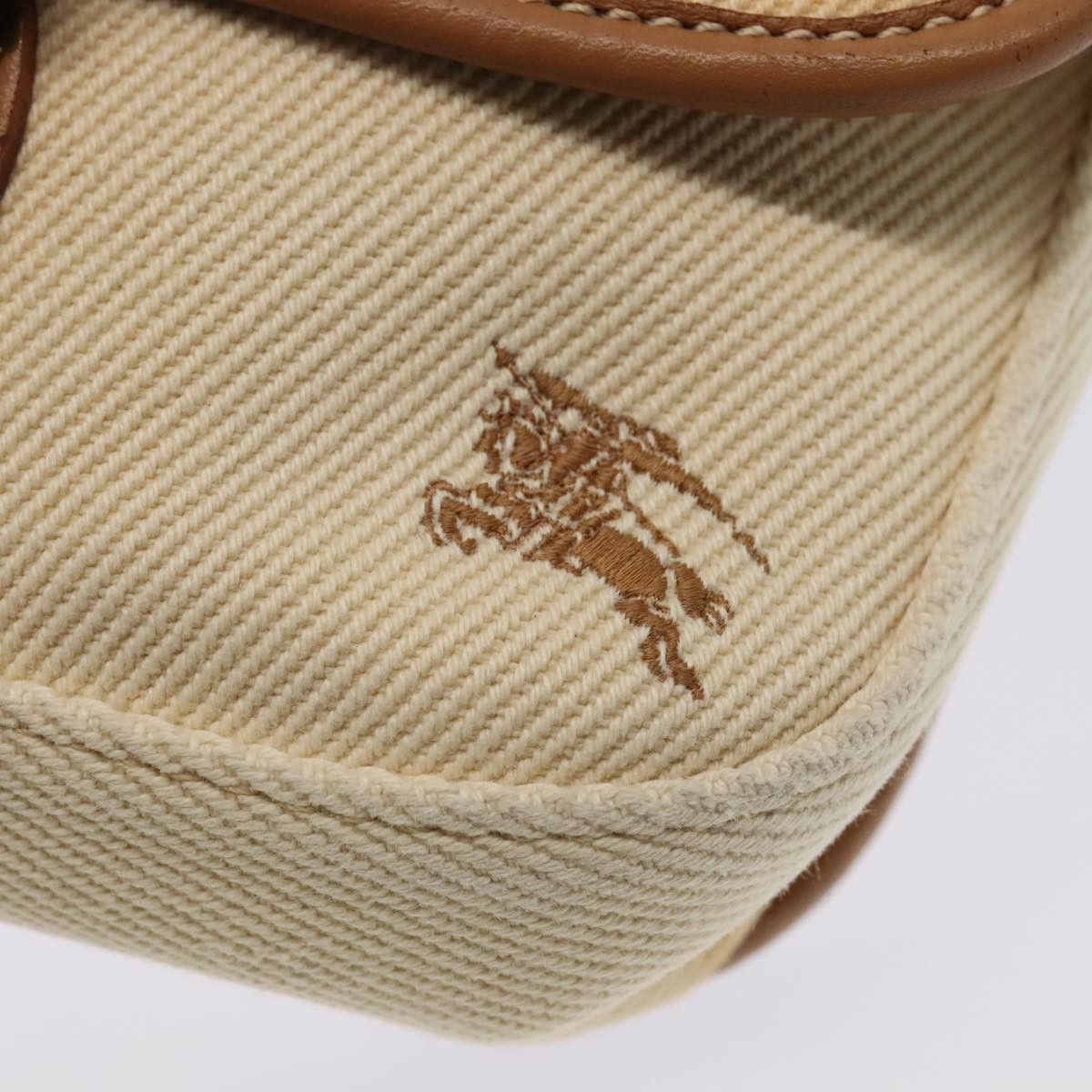 Burberry Beige Canvas Shoulder Bag (Pre-Owned) Size ONE SIZE - 19 Thumbnail