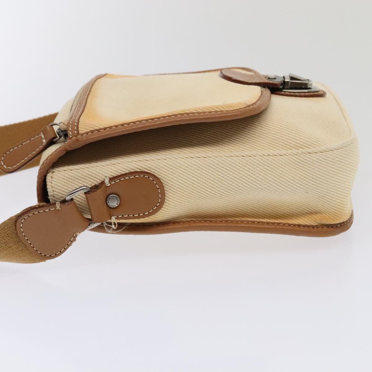 Burberry Beige Canvas Shoulder Bag (Pre-Owned) Size ONE SIZE - 4 Thumbnail