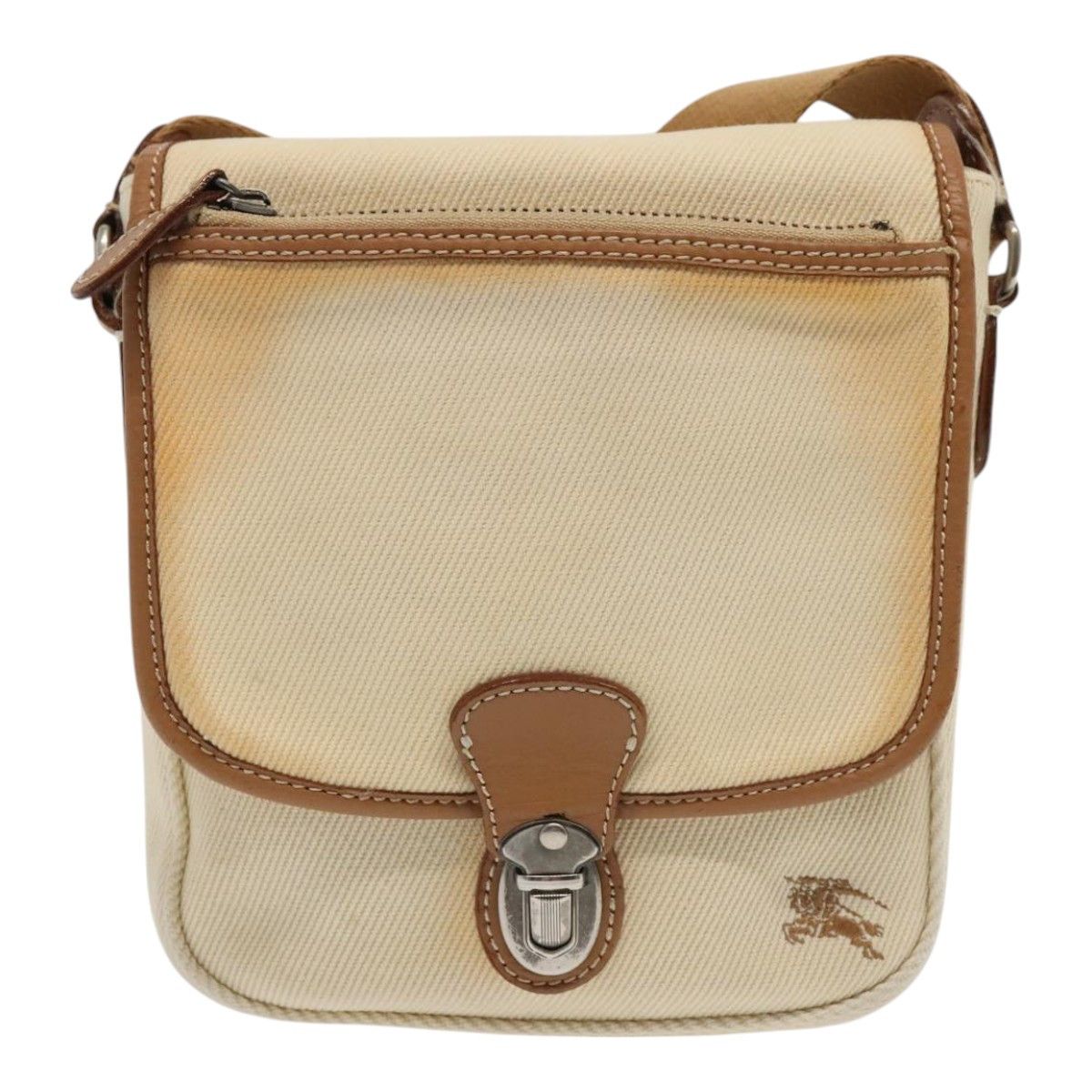 Burberry Beige Canvas Shoulder Bag (Pre-Owned) Size ONE SIZE - 17 Thumbnail