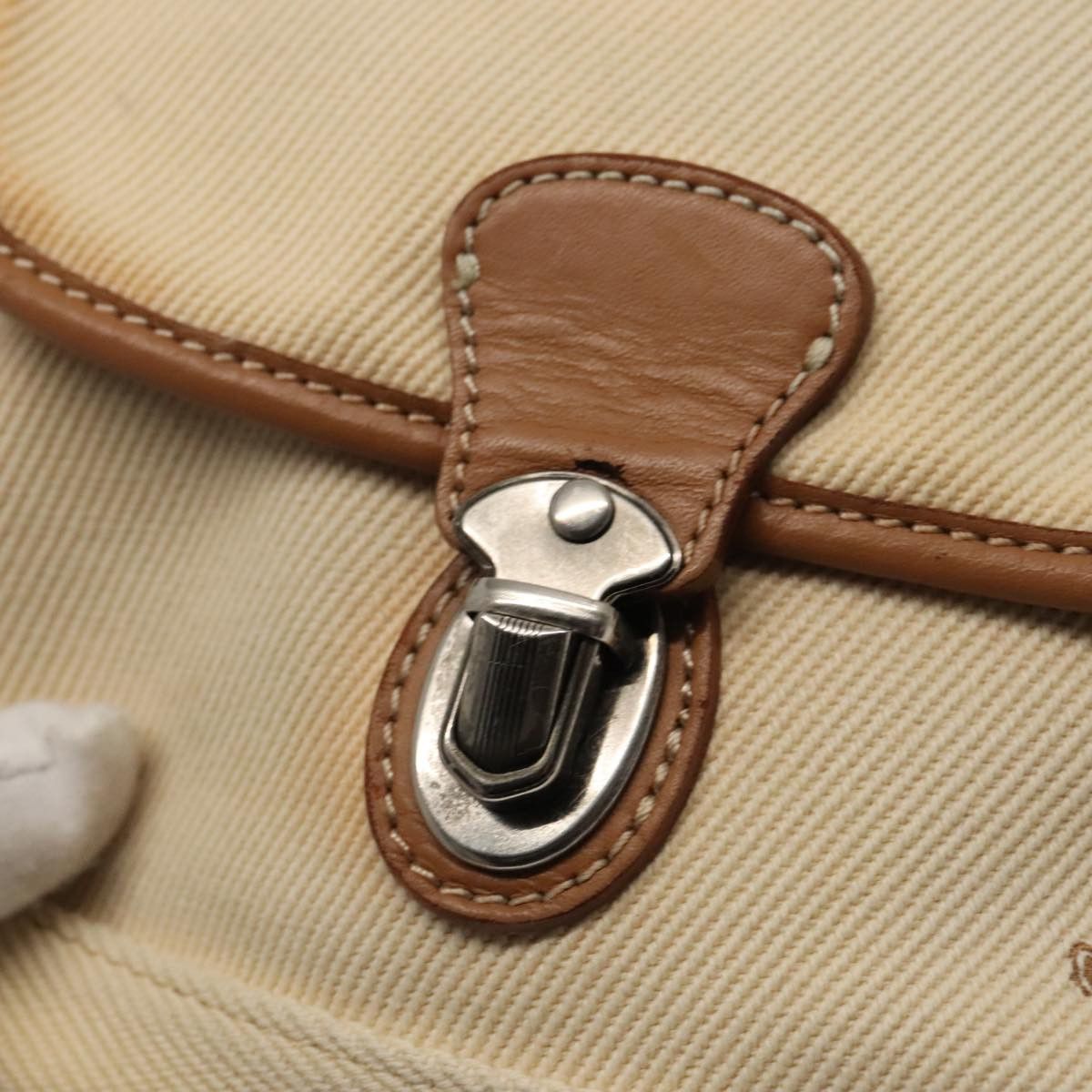 Burberry Beige Canvas Shoulder Bag (Pre-Owned) Size ONE SIZE - 10 Thumbnail