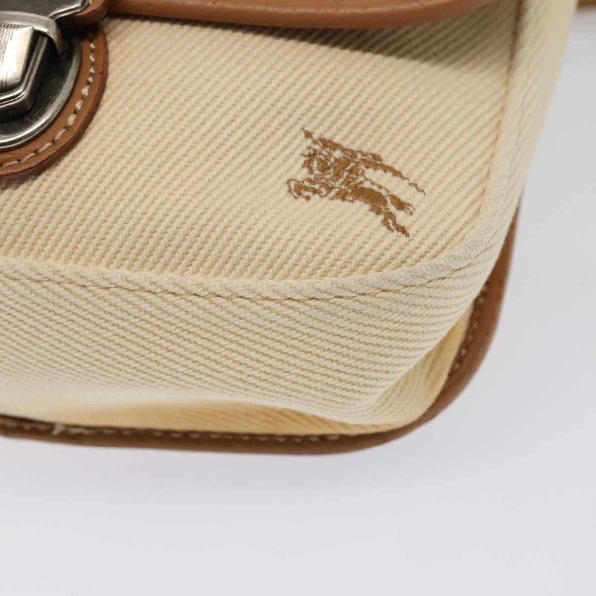 Burberry Beige Canvas Shoulder Bag (Pre-Owned) Size ONE SIZE - 8 Thumbnail