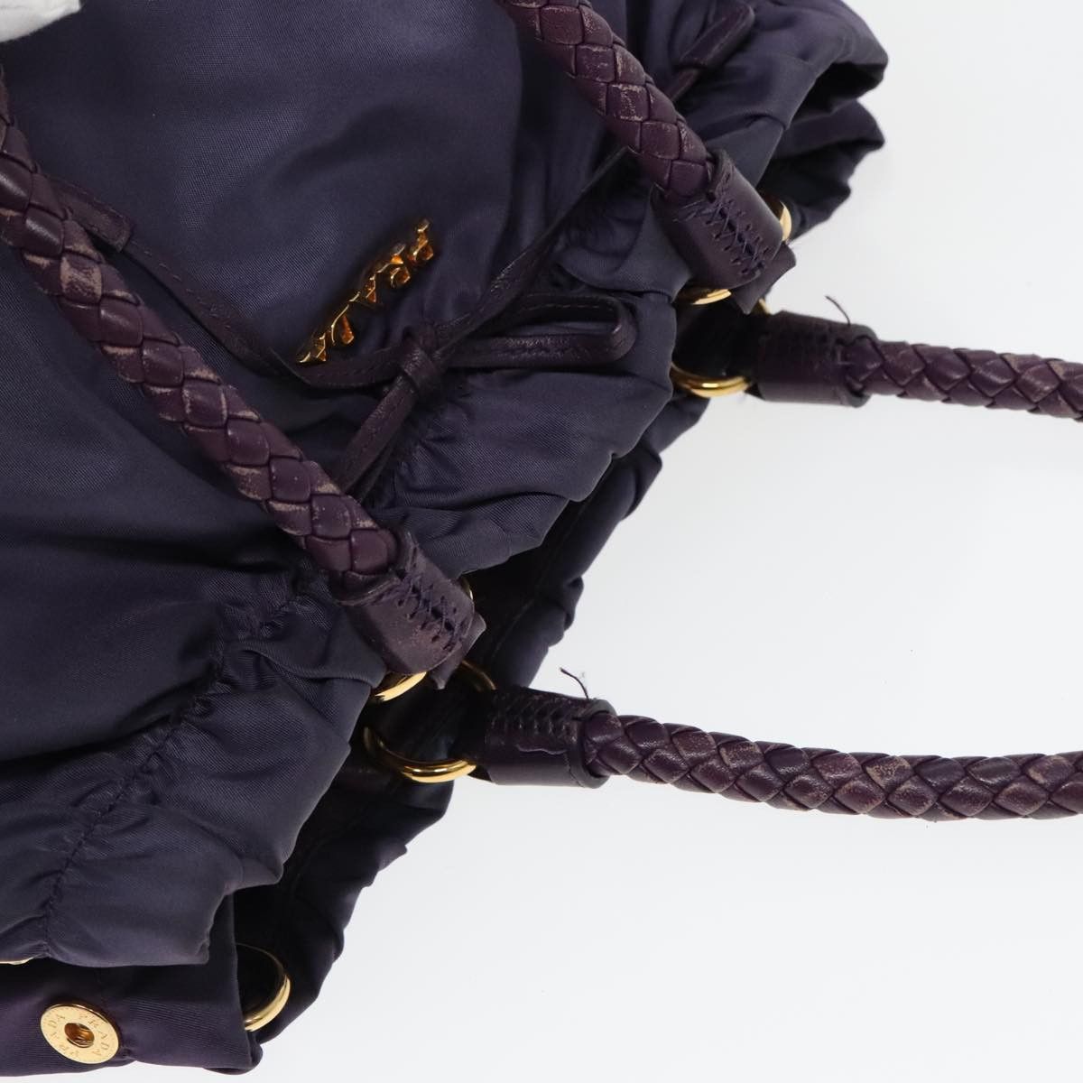 Prada Purple Synthetic Handbag (Pre-Owned) Size ONE SIZE - 14 Thumbnail