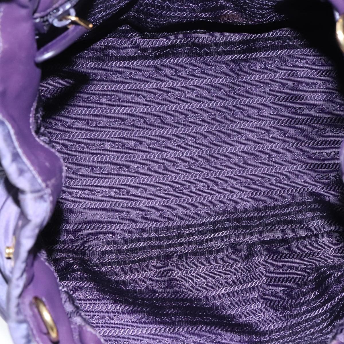 Prada Purple Synthetic Handbag (Pre-Owned) Size ONE SIZE - 6 Thumbnail