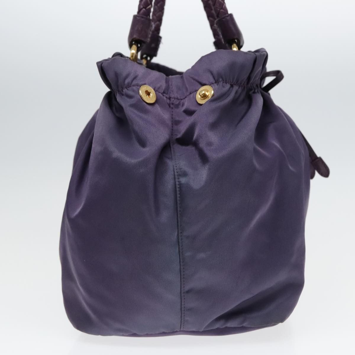 Prada Purple Synthetic Handbag (Pre-Owned) Size ONE SIZE - 3 Thumbnail