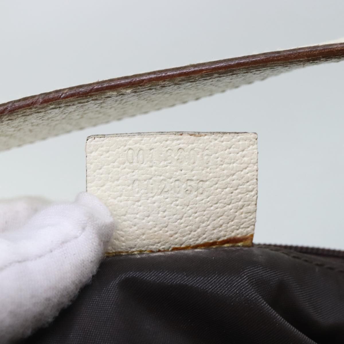 Gucci Jackie Beige Canvas Handbag (Pre-Owned) Size ONE SIZE - 15 Thumbnail