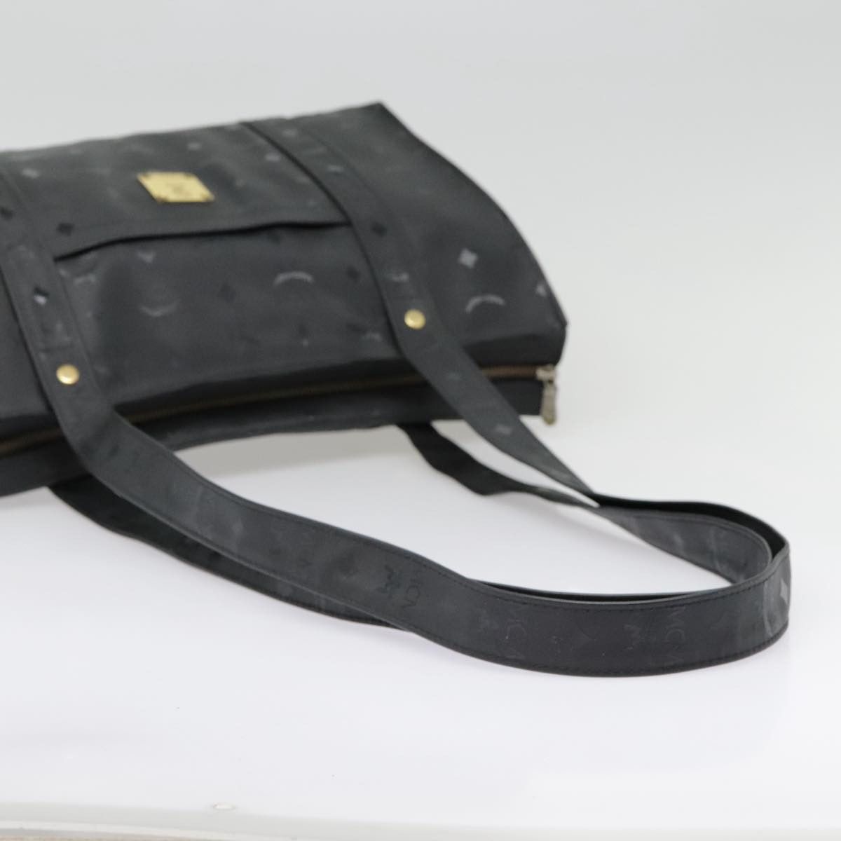 MCM Visetos Black Canvas Tote Bag (Pre-Owned) Size ONE SIZE - 5 Thumbnail