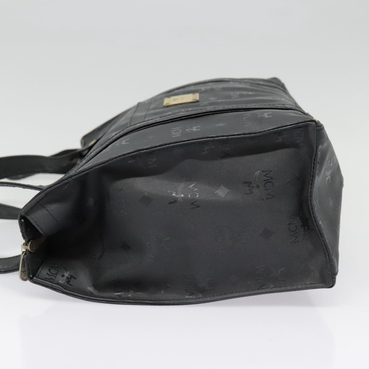 MCM Visetos Black Canvas Tote Bag (Pre-Owned) Size ONE SIZE - 3 Thumbnail