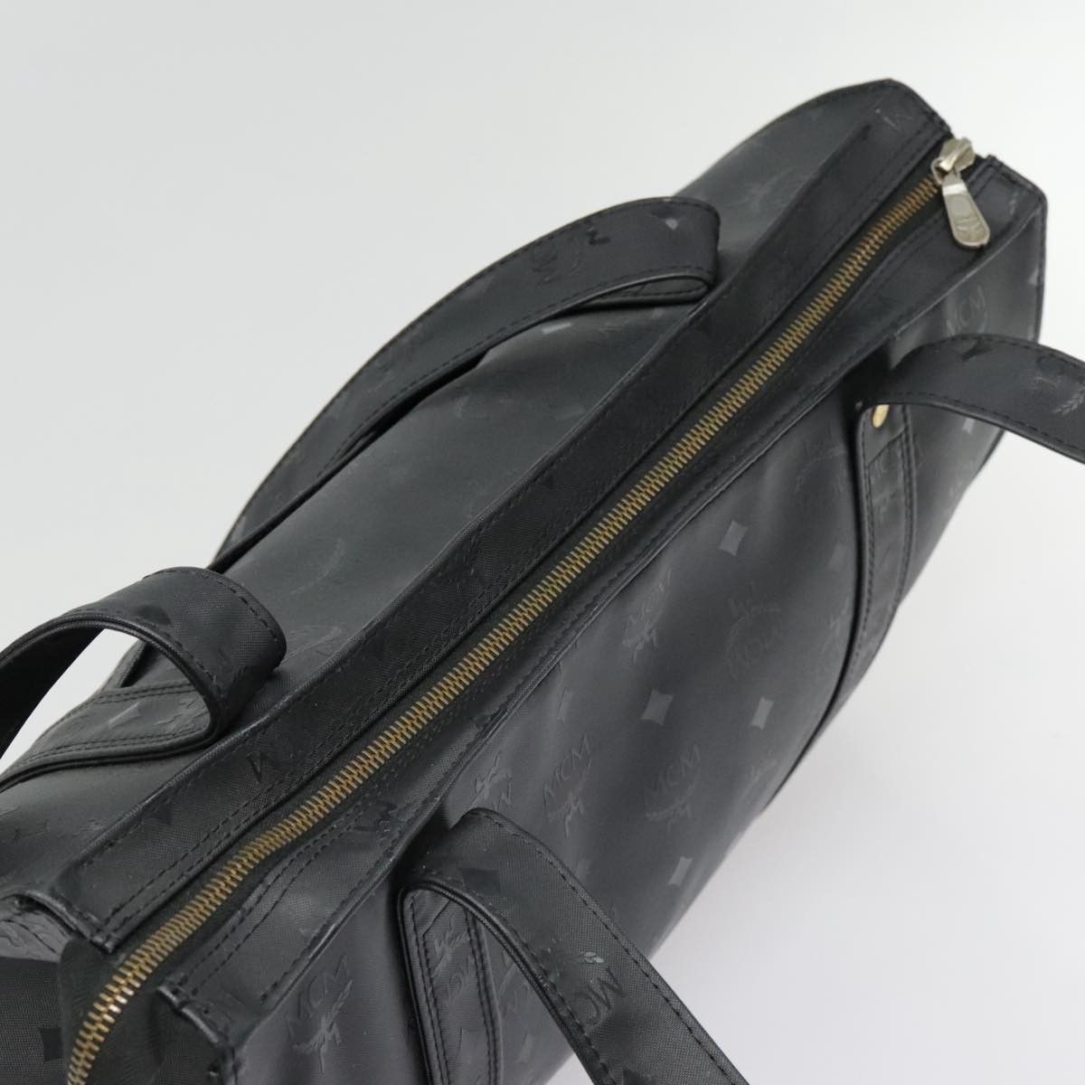 MCM Visetos Black Canvas Tote Bag (Pre-Owned) Size ONE SIZE - 16 Thumbnail