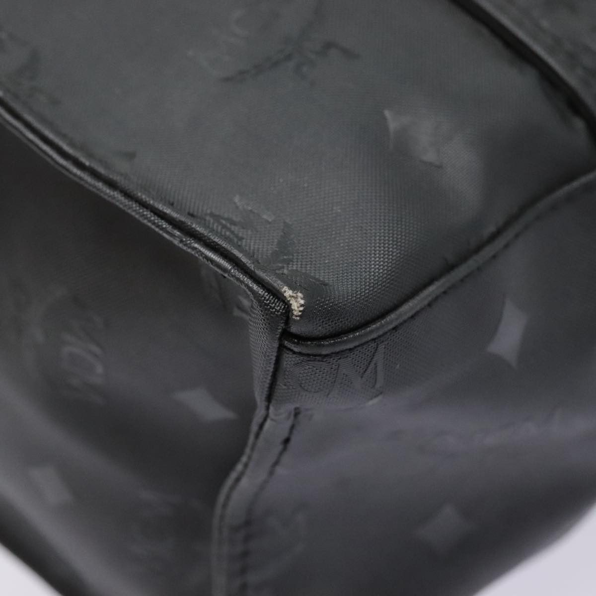 MCM Visetos Black Canvas Tote Bag (Pre-Owned) Size ONE SIZE - 8 Thumbnail