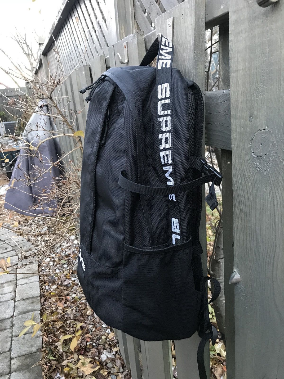 Supreme ss18 backpack sale