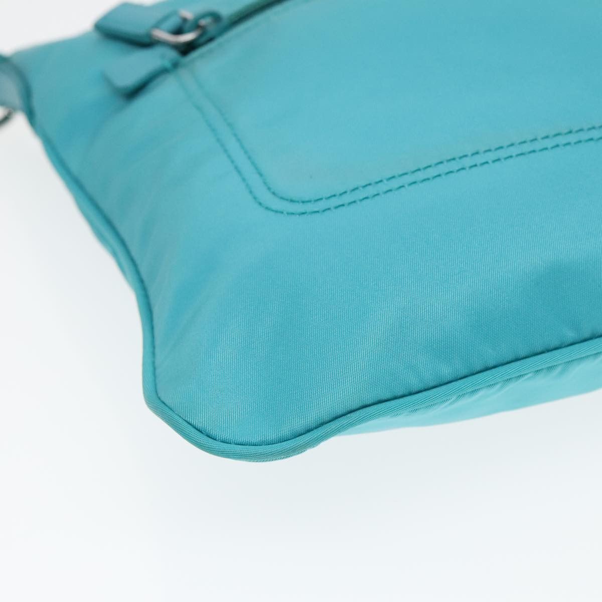 Prada Blue Synthetic Shoulder Bag (Pre-Owned) Size ONE SIZE - 6 Thumbnail